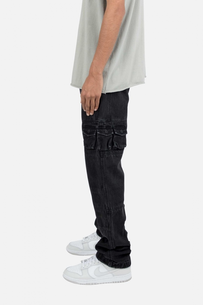 Mnml V244 Cargo II Baggy Denim Baggy Denim Vintage Black | EC51-J2DL