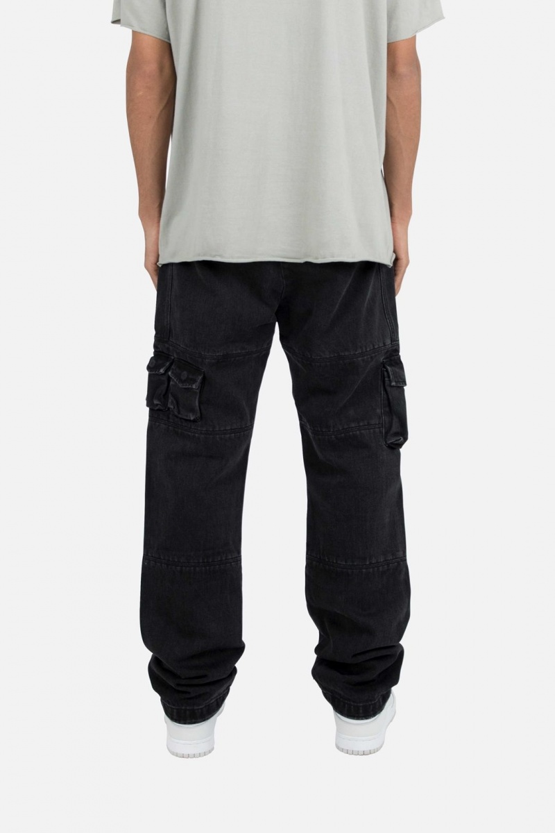 Mnml V244 Cargo II Baggy Denim Baggy Denim Vintage Black | EC51-J2DL