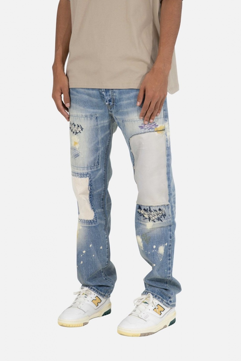 Mnml V274 Baggy Denim Baggy Denim Blue | ZJ34-W7CK