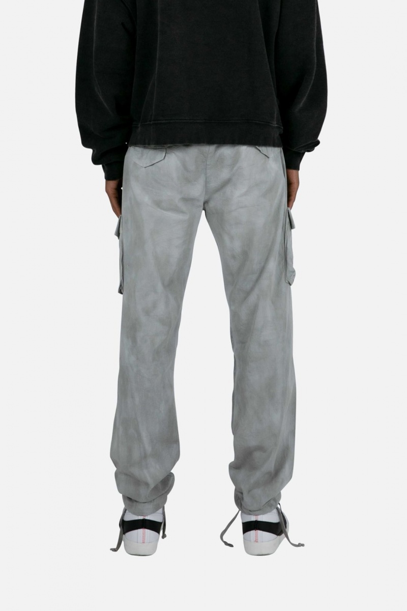 Mnml Washed Camo Cargo Pants Cargos Grey/White | BH83-X4QX