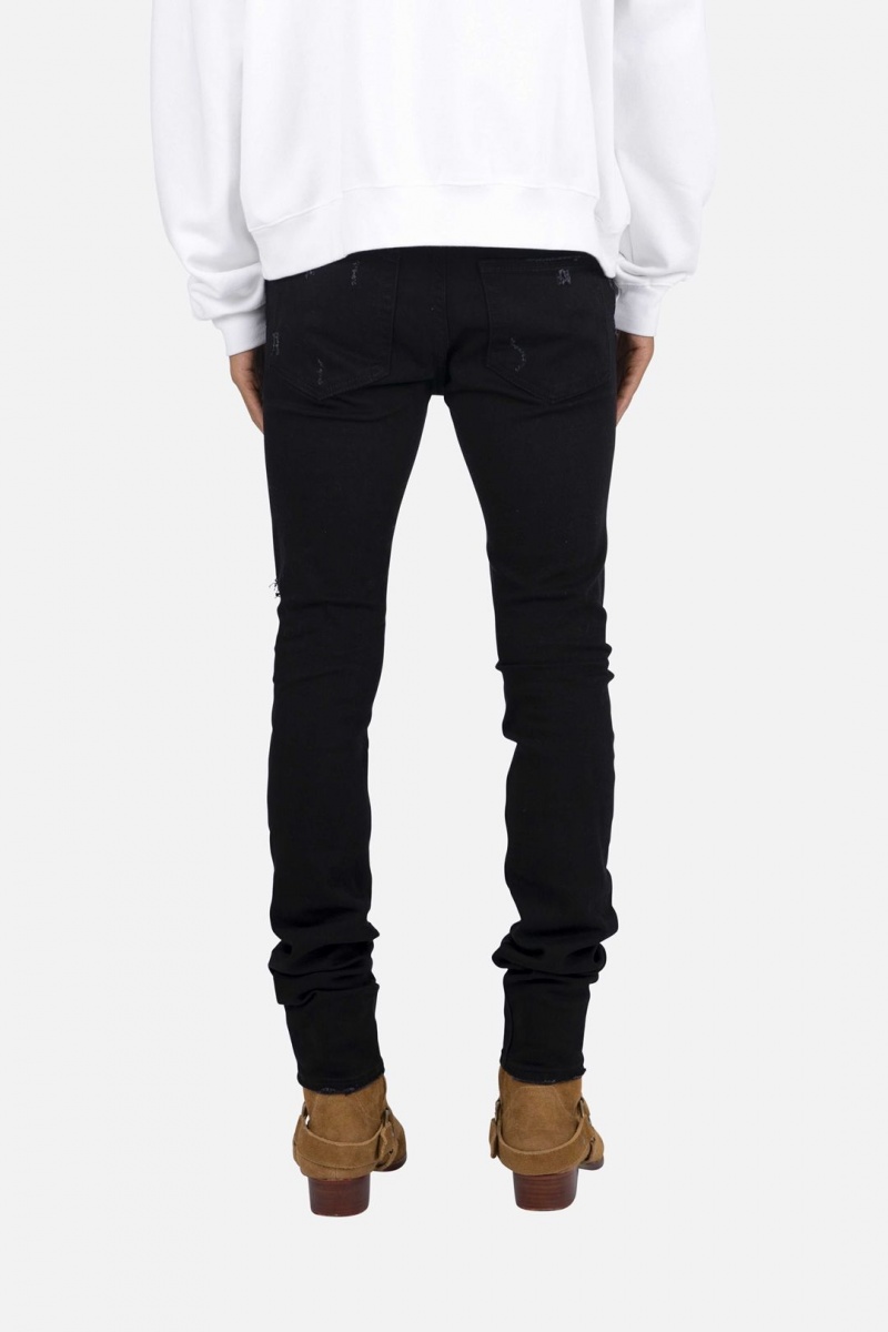 Mnml X165 Paisley Skinny Denim Skinny Denim Black/Black | NW07-K0PE