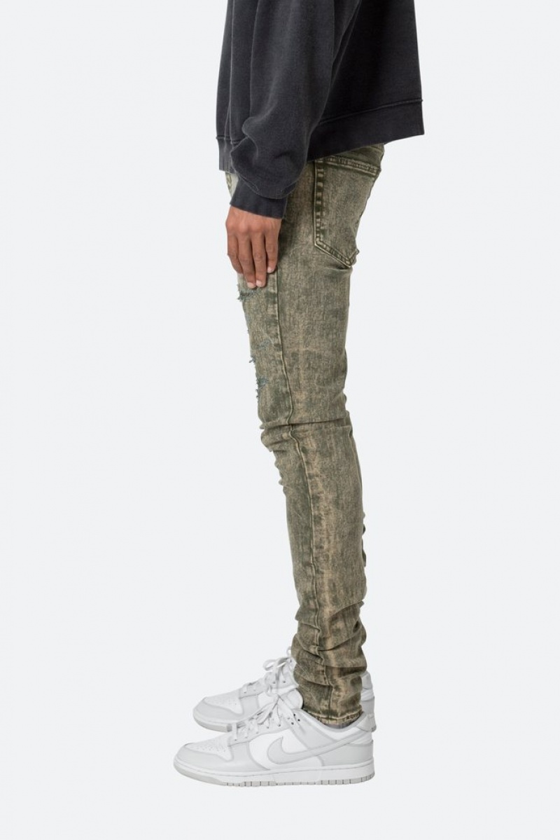 Mnml X369 Stretch Skinny Denim Skinny Denim Olive | JE47-H7UX