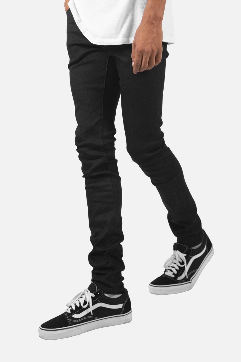 Mnml X43 Skinny Denim Skinny Denim Matte Black | PA83-C6WI