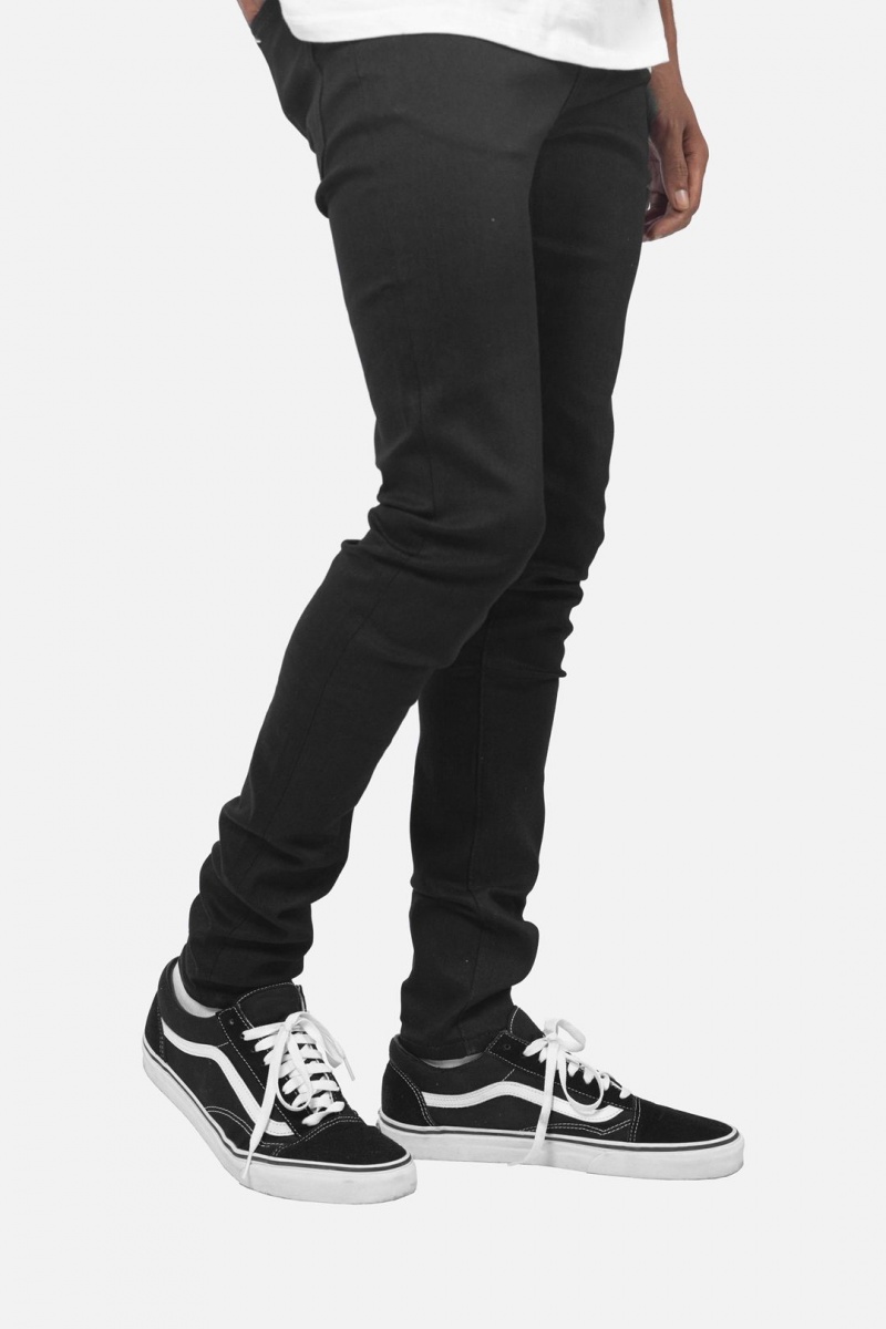 Mnml X43 Skinny Denim Skinny Denim Matte Black | PA83-C6WI