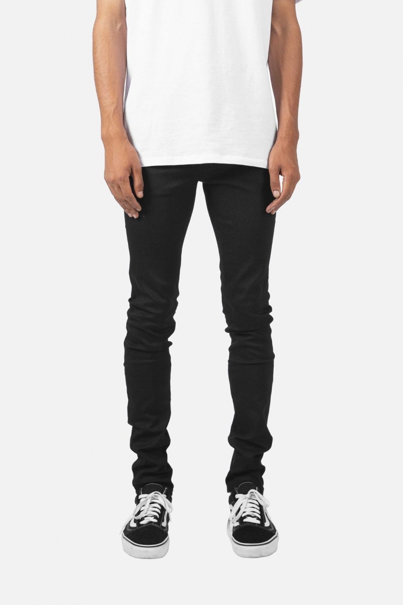 Mnml X43 Skinny Denim Skinny Denim Matte Black | PA83-C6WI