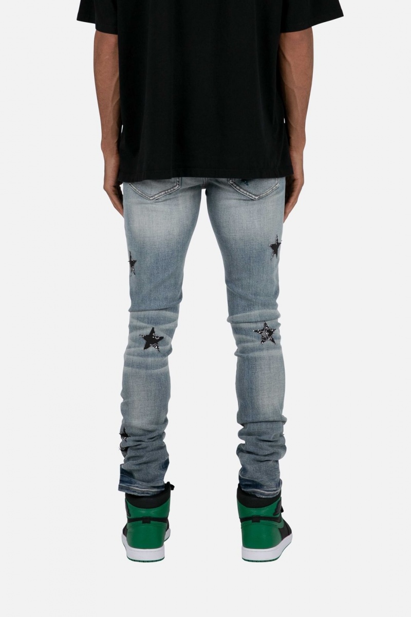 Mnml X462 Star Skinny Denim Skinny Denim Blue/Black | KB91-O1YH