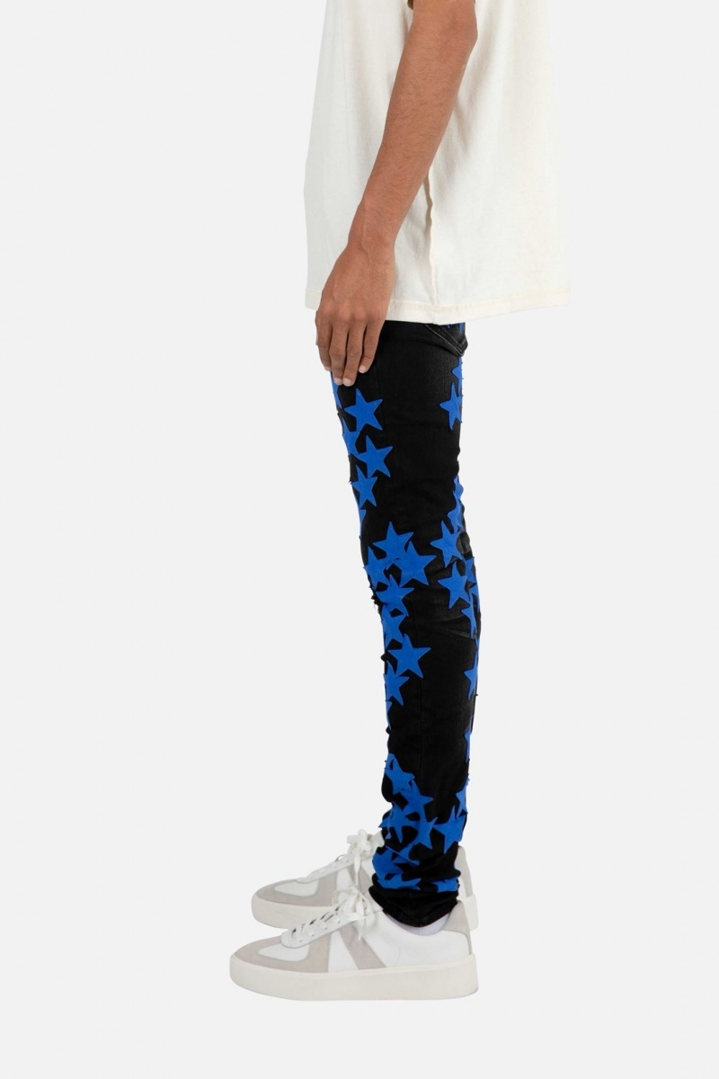 Mnml X473 Star Skinny Denim Skinny Denim Blue | SS35-F1HJ