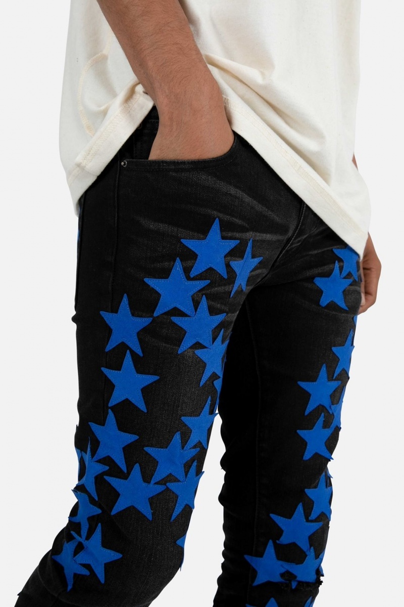 Mnml X473 Star Skinny Denim Skinny Denim Blue | SS35-F1HJ