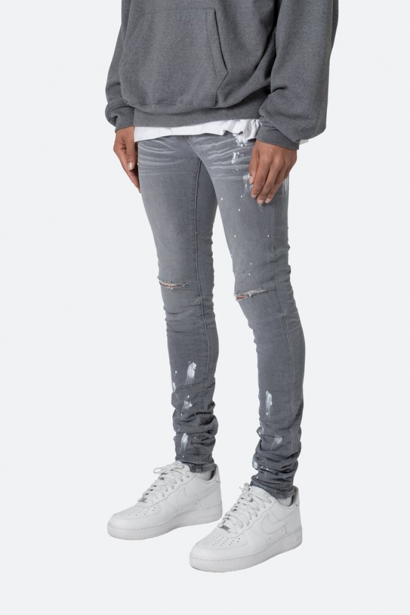 Mnml X504 Stretch Skinny Denim Skinny Denim Grey | FY82-A3IW