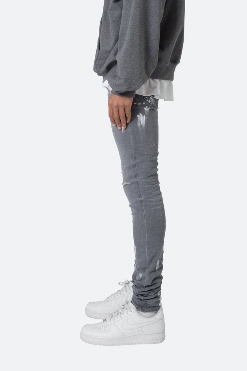 Mnml X504 Stretch Skinny Denim Skinny Denim Grey | FY82-A3IW