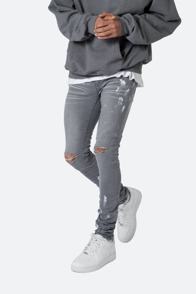 Mnml X504 Stretch Skinny Denim Skinny Denim Grey | FY82-A3IW