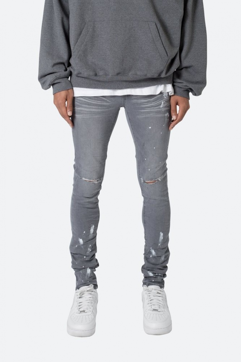 Mnml X504 Stretch Skinny Denim Skinny Denim Grey | FY82-A3IW