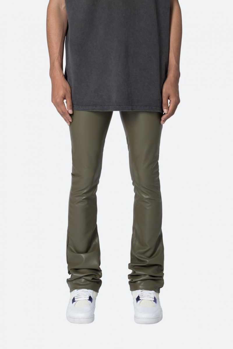 Mnml X533 Skinny Stack Denim Skinny Denim Olive | LQ18-E3WX