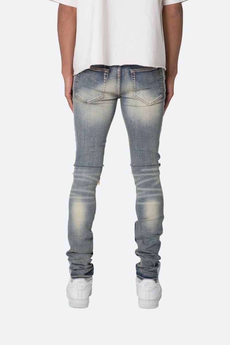 Mnml X560 Skinny Glitter Denim Skinny Denim Blue | JW25-G6PP