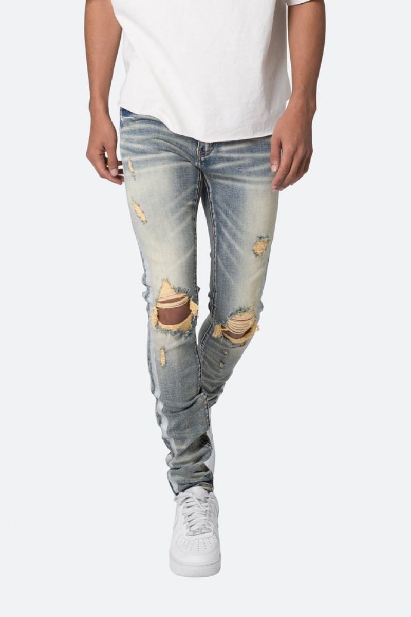 Mnml X560 Skinny Glitter Denim Skinny Denim Blue | JW25-G6PP