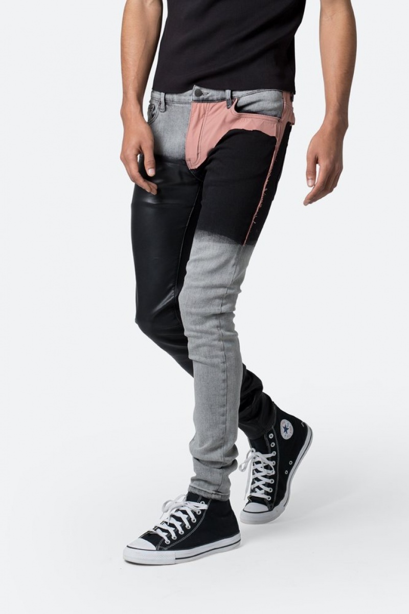 Mnml X596 Patched Skinny Denim Skinny Denim Multi | HF69-Y4CY