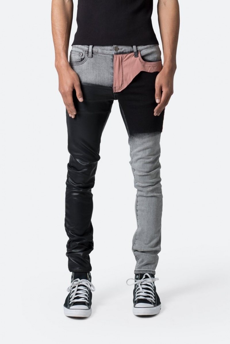 Mnml X596 Patched Skinny Denim Skinny Denim Multi | HF69-Y4CY